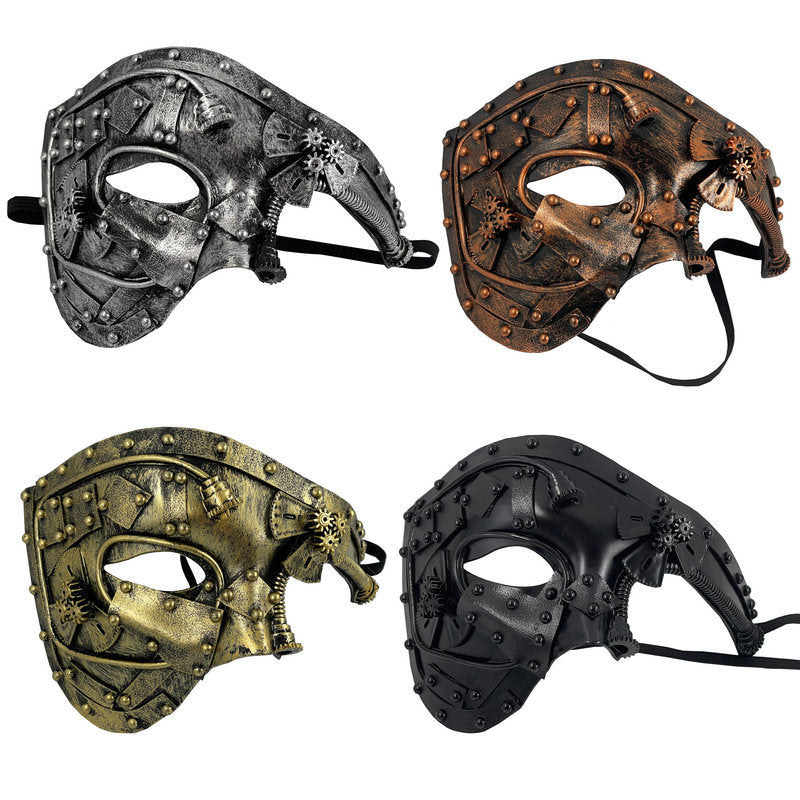 One-Eyed  Steampunk Gear Mask