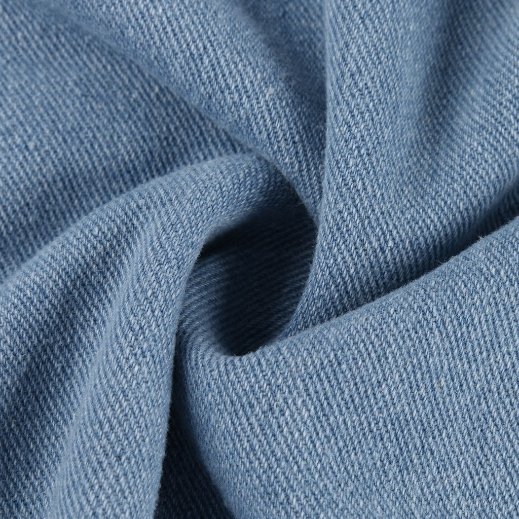 Lunimesd Padded Warm Hole Large Fur Collar Denim Jacket(4 colors)