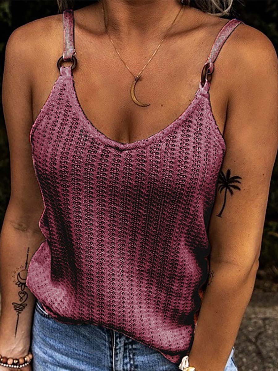 Lunimesd V-Neck Patchwork Suspenders(6 colors)