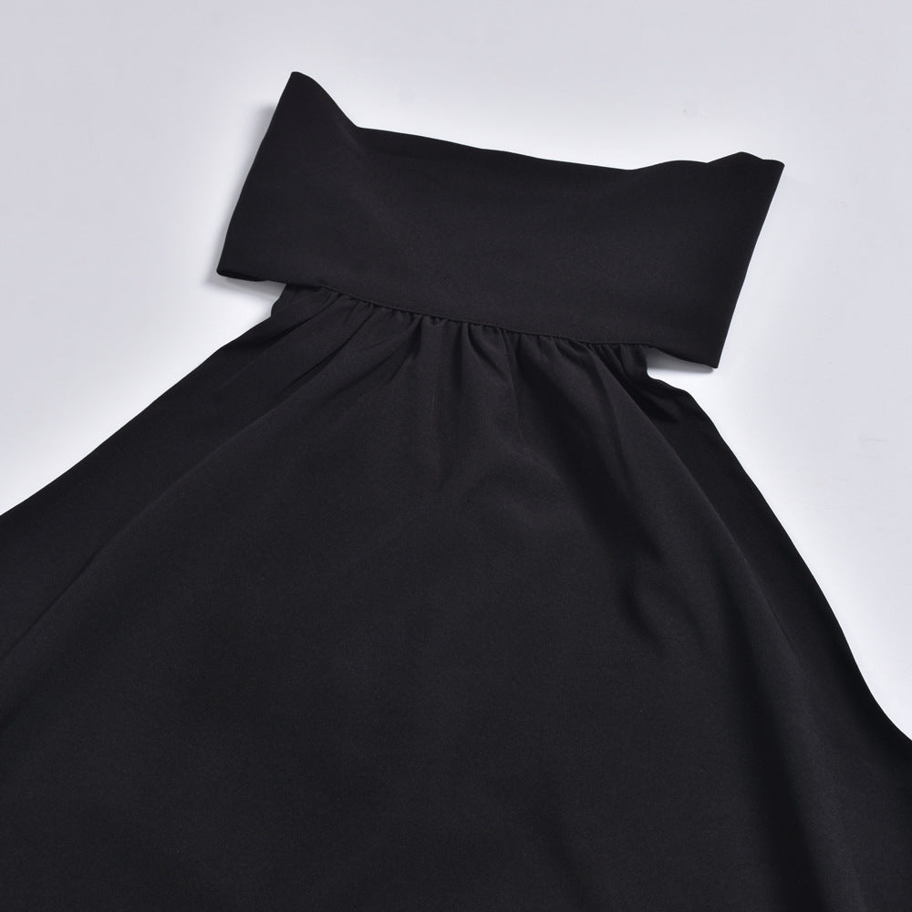 Lunimesd Loose Strapless Hanging Neck Sexy Tops