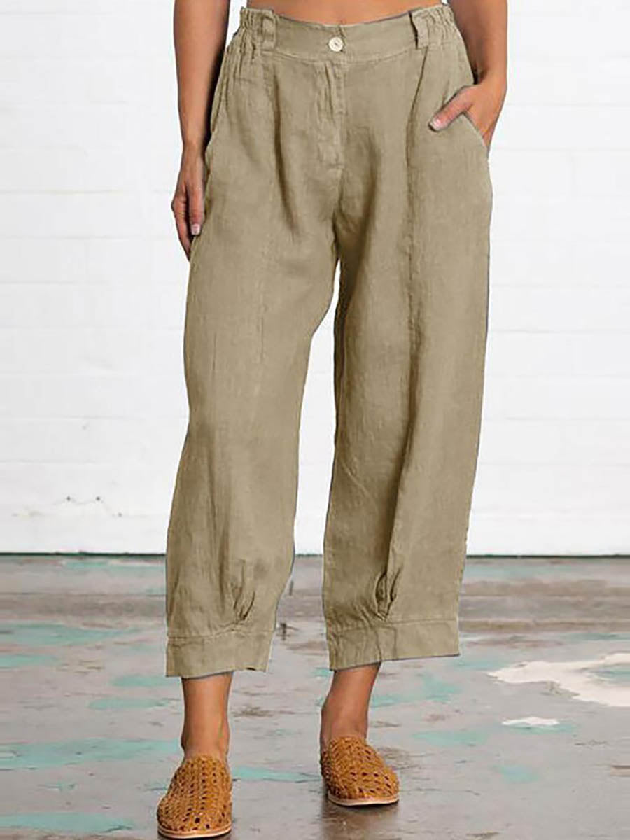 Lunimesd Mid Waist Straight Leg Pants