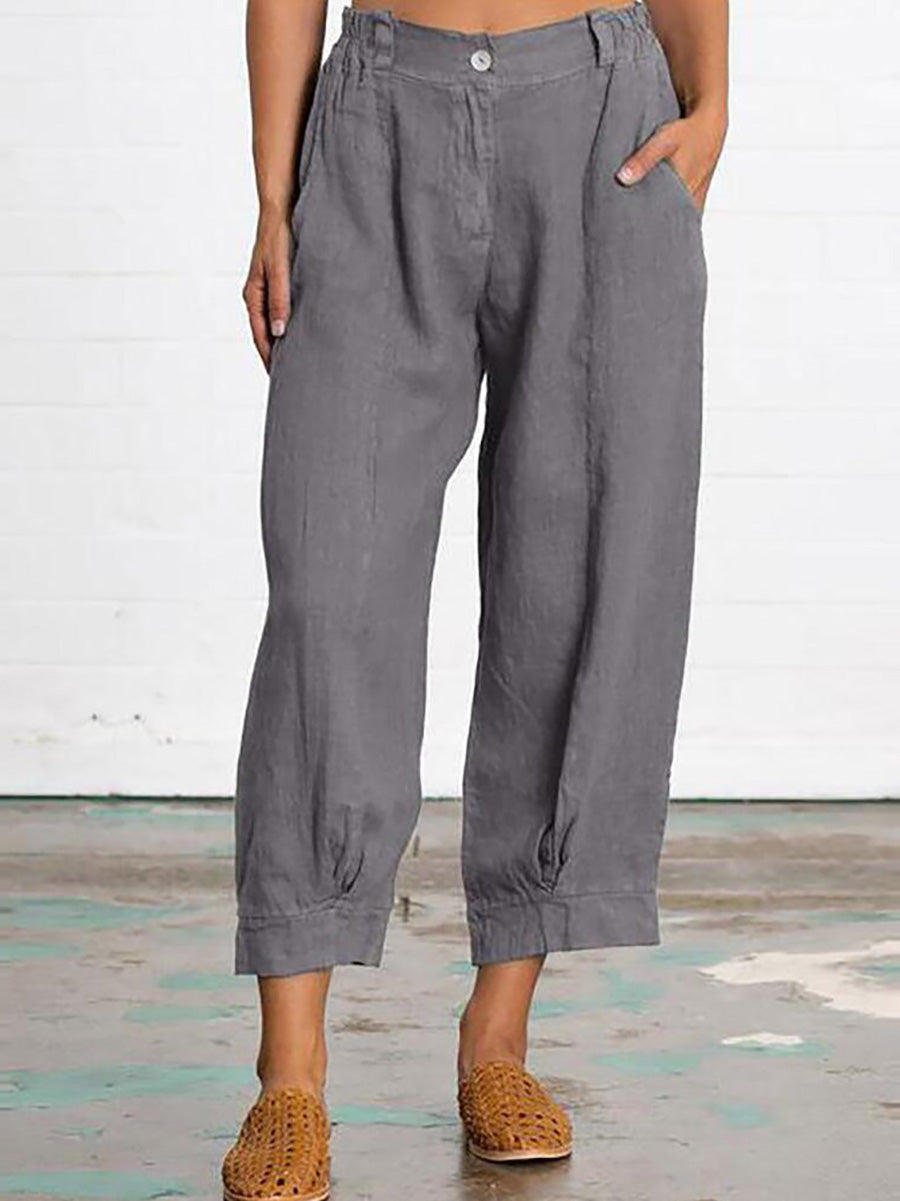 Lunimesd Mid Waist Straight Leg Pants