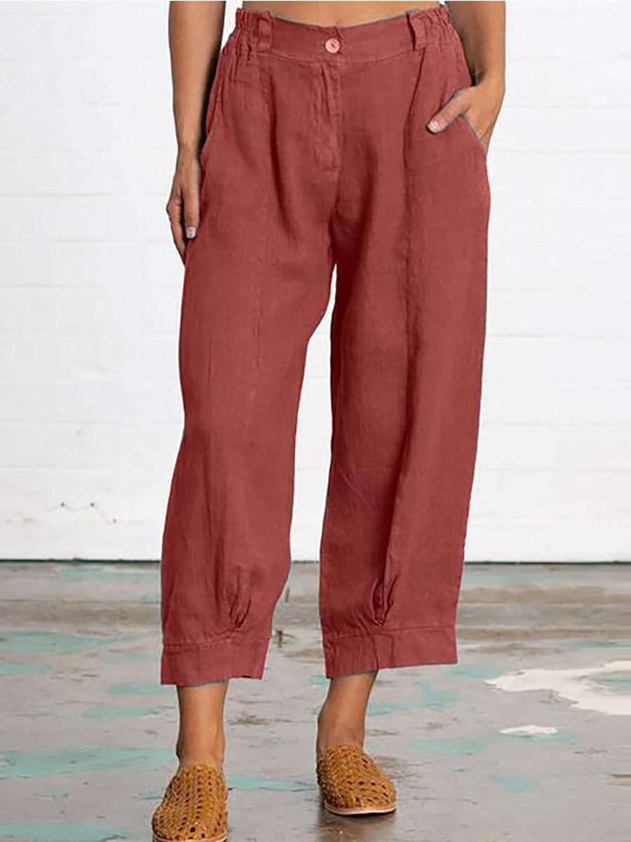 Lunimesd Mid Waist Straight Leg Pants