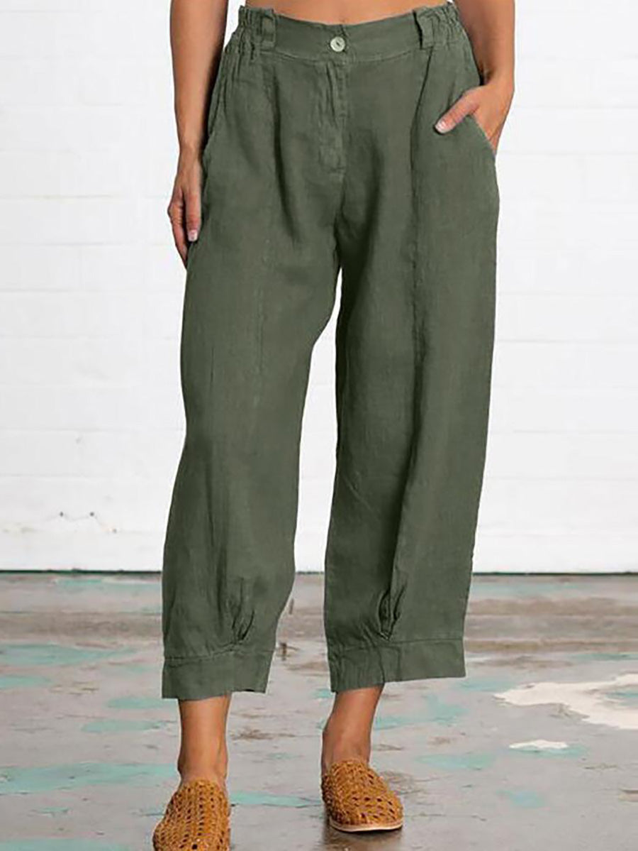Lunimesd Mid Waist Straight Leg Pants