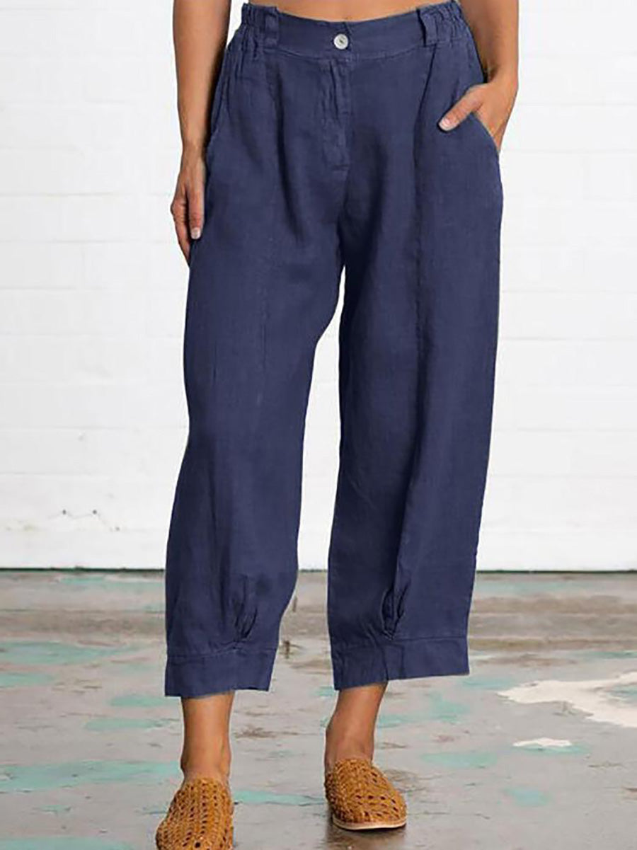 Lunimesd Mid Waist Straight Leg Pants