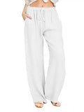 Lunimesd Loose Linen Casual Wide Leg Pants