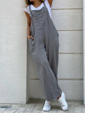 Lunimesd Suspenders Solid Color Long Jumpsuit(3 colors)