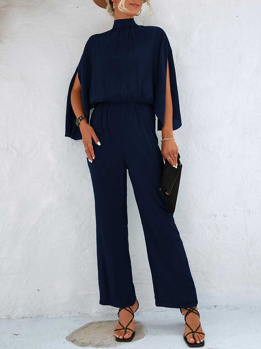 Lunimesd Spring/Summer Standing Collar Jumpsuit