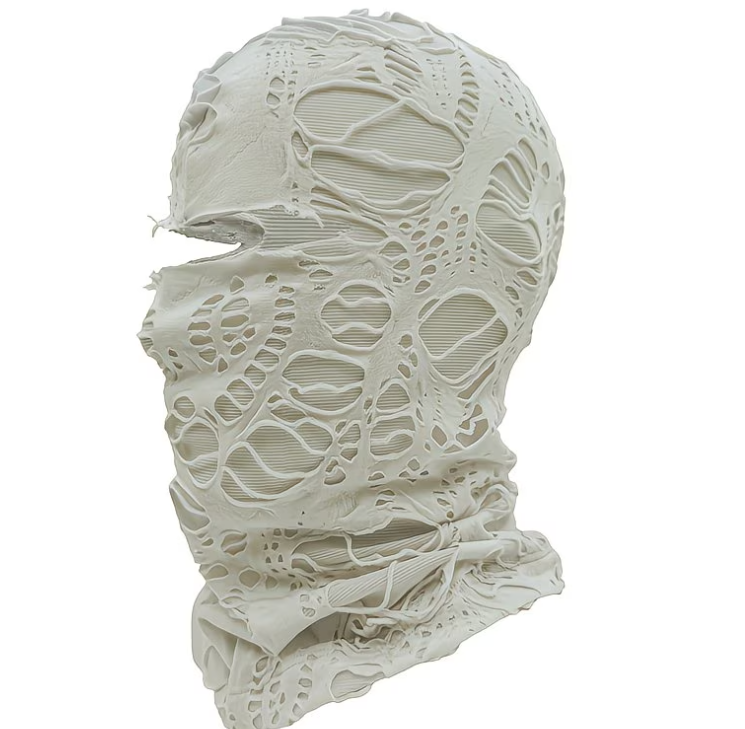 Distressed Mesh Full-Face Mask 88