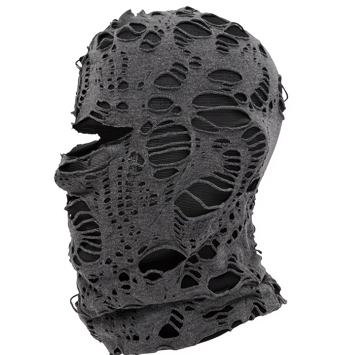 Distressed Mesh Full-Face Mask 88