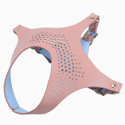 Perforated Leather Asymmetric Mask – Futuristic Industrial Accessory 173