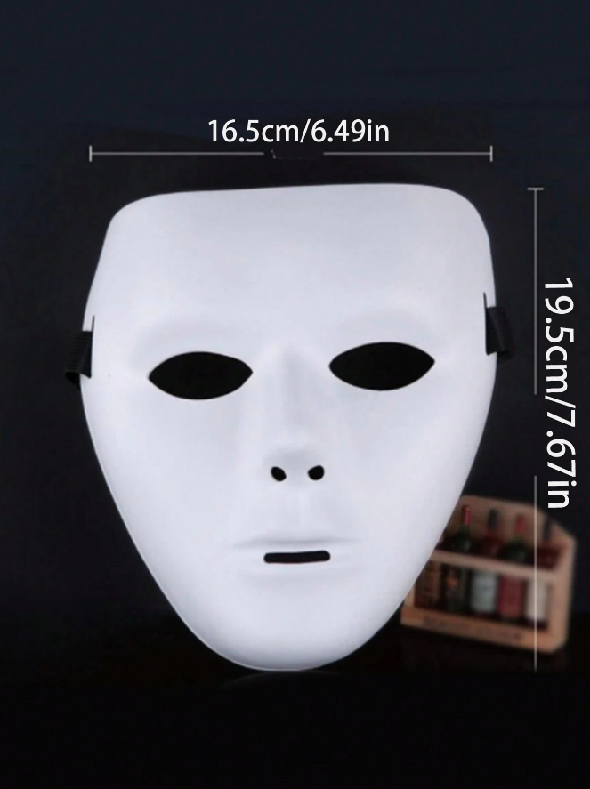 Blank Full-Face Masquerade Masks 218