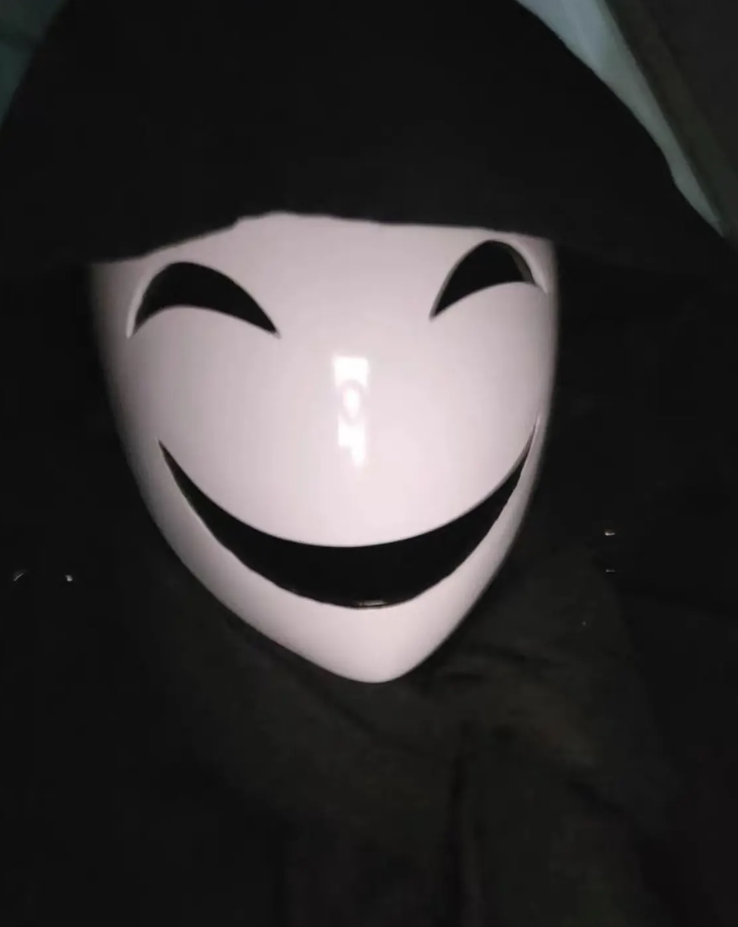 Anime Smiling And Lightning Mask Set 228