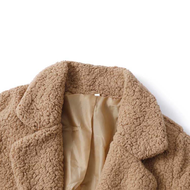 Lunimesd Long-Sleeved Lapel Plush Jacket(7 colors)