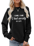 Alphabet Women's Autumn and Winter Long Sleeve Sweatshirt