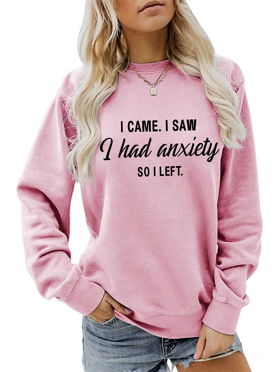 Alphabet Women's Autumn and Winter Long Sleeve Sweatshirt