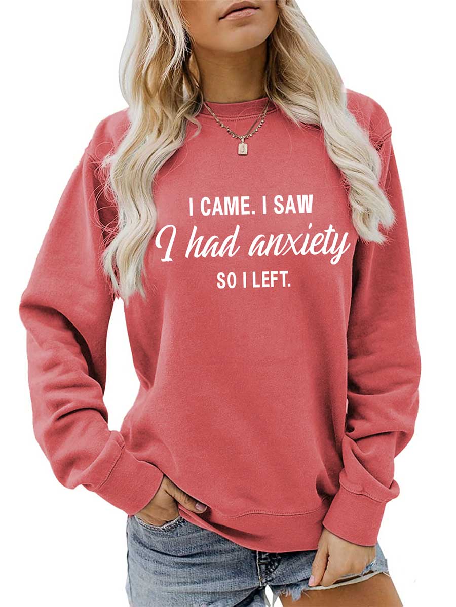 Alphabet Women's Autumn and Winter Long Sleeve Sweatshirt