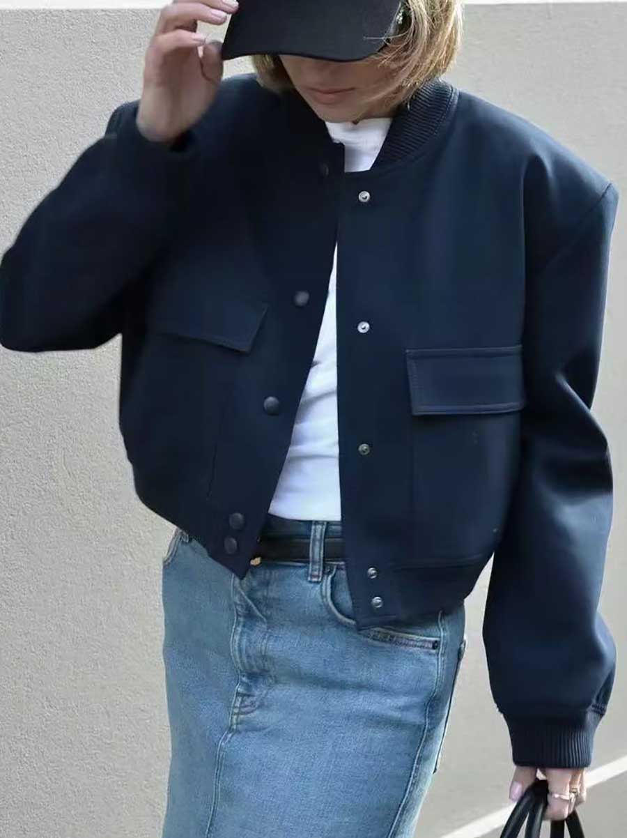 Lunimesd Street Personalized Flight Suit Jacket Coat Baseball Outerwear