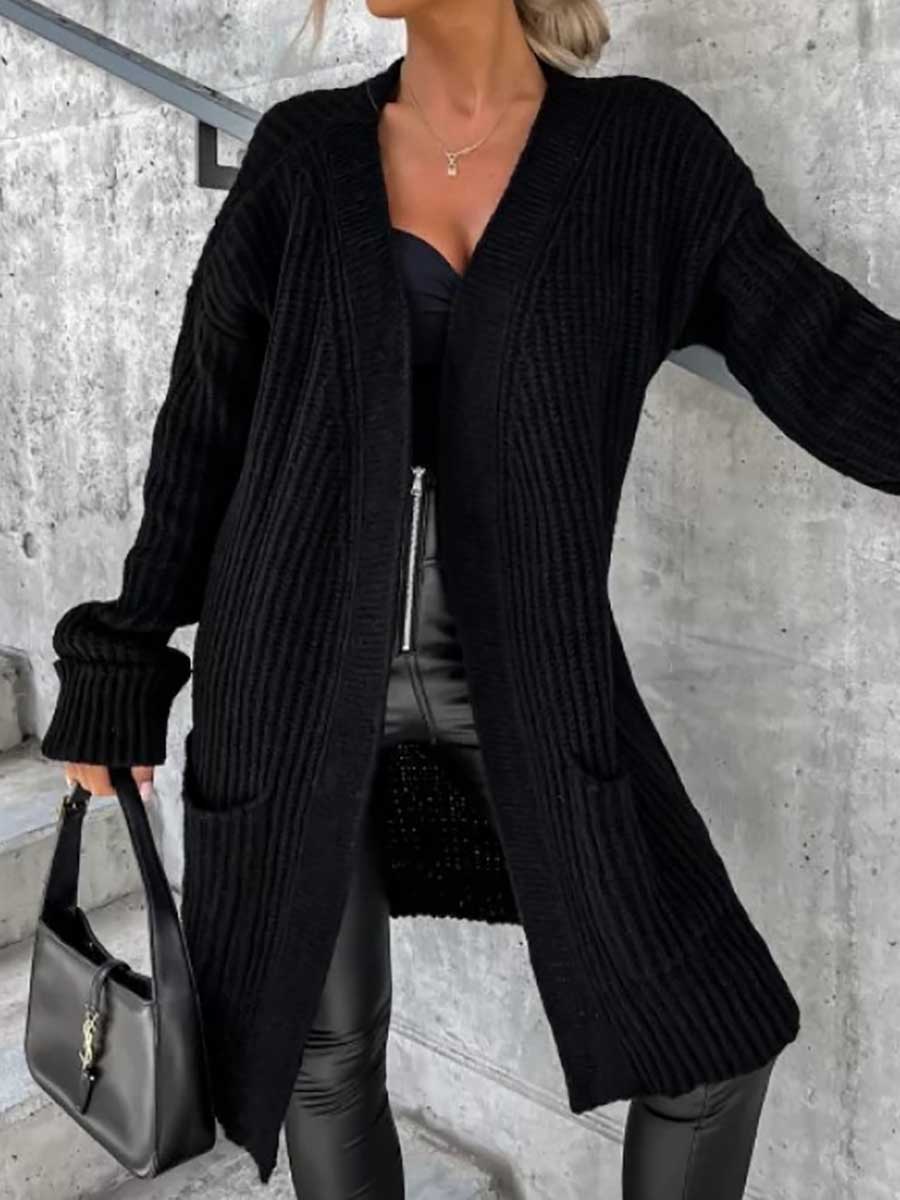 Lunimesd Women's v-neck button up chiffon cardigan