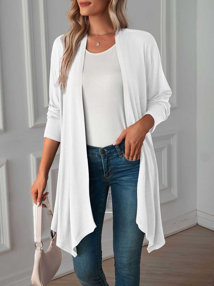 Lunimesd Long Sleeve Cardigan Jacket Long Top