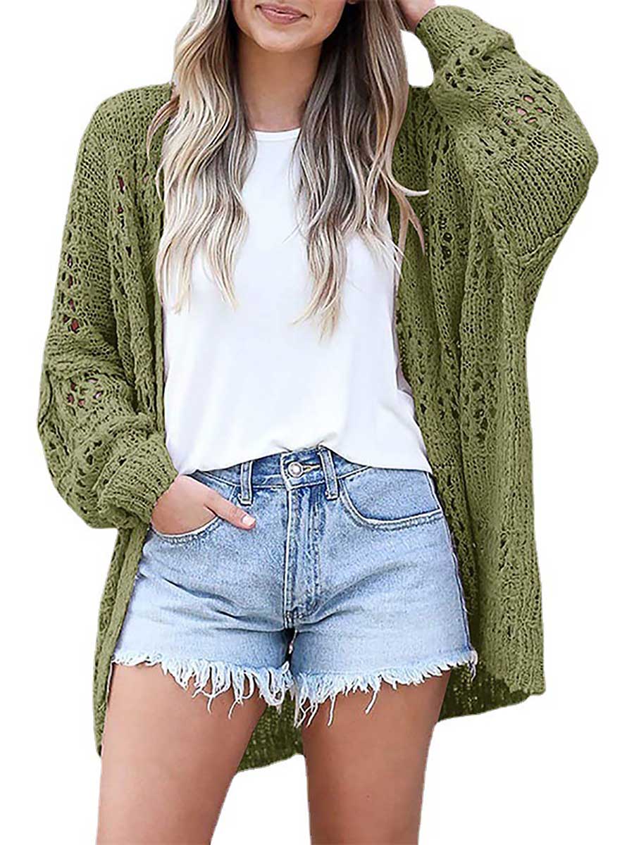 Lunimesd Loose Sweater Cutout Knit