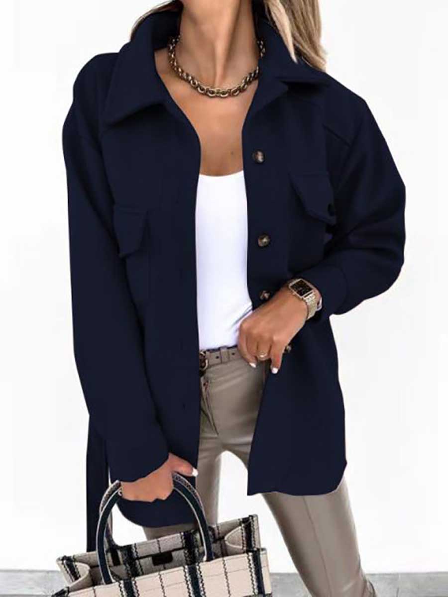 Lunimesd Temperament Lapel Tweed Jacket