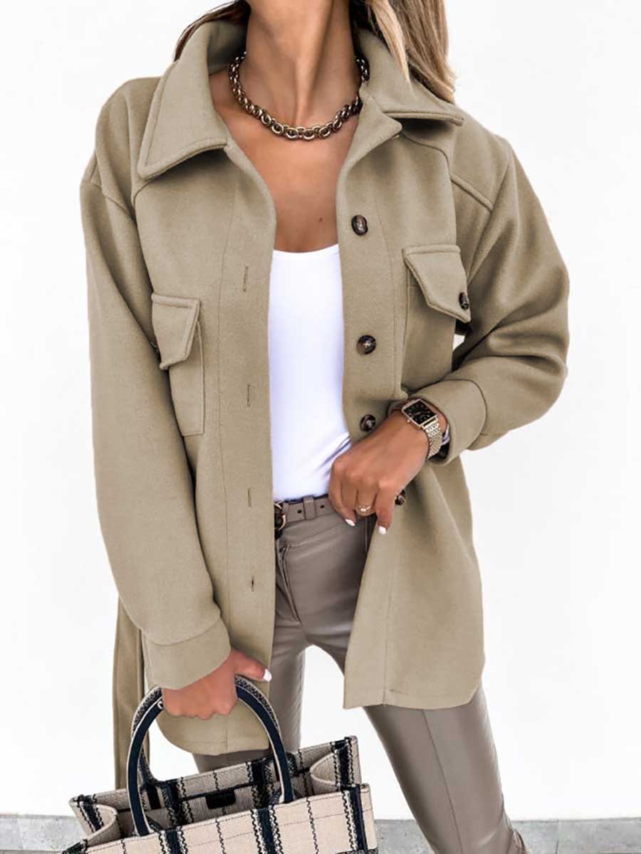 Lunimesd Temperament Lapel Tweed Jacket
