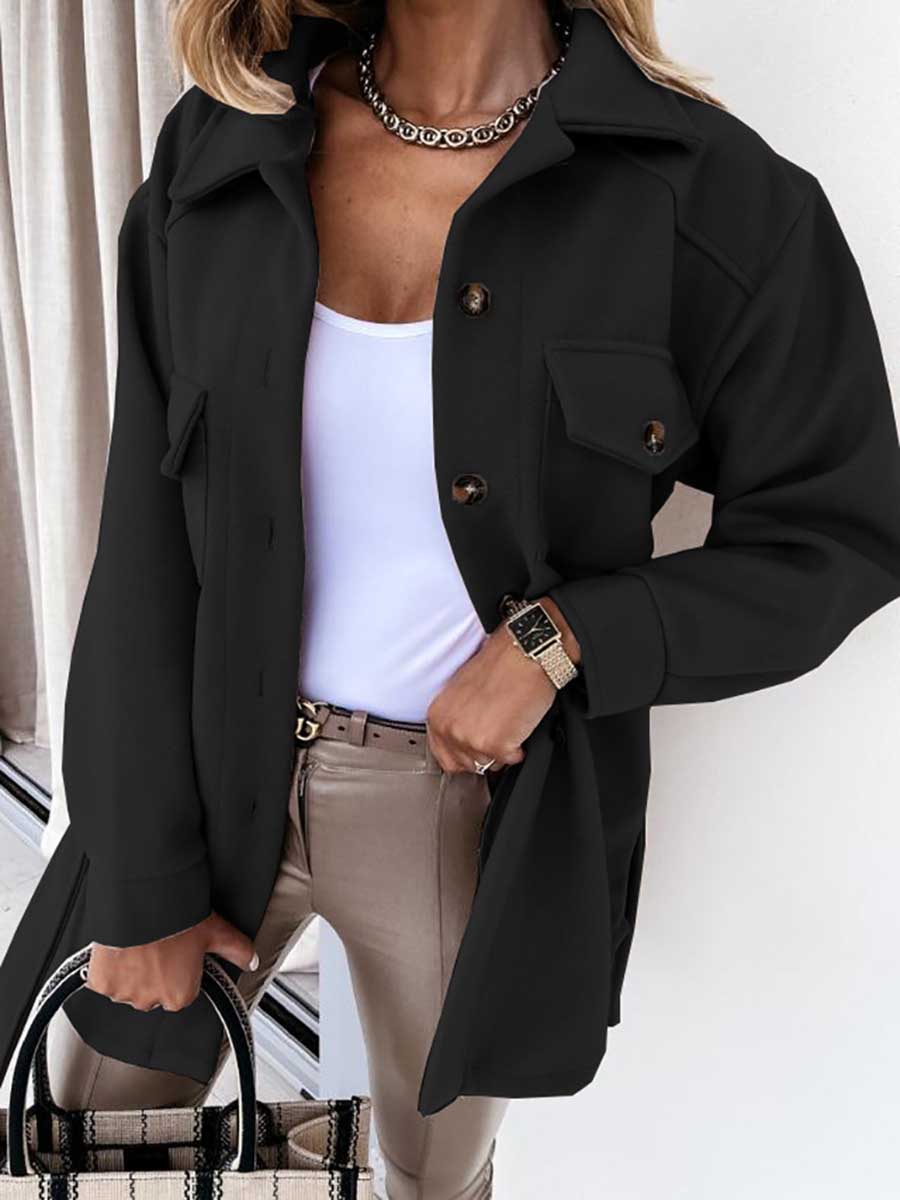 Lunimesd Temperament Lapel Tweed Jacket