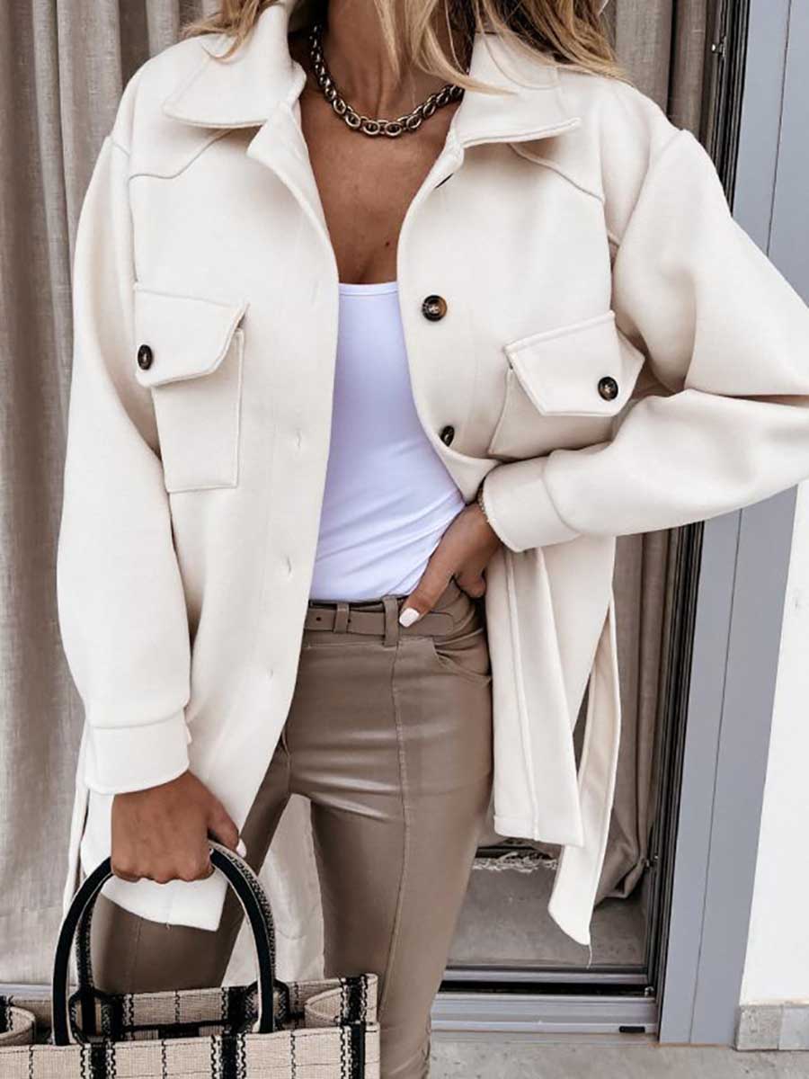 Lunimesd Temperament Lapel Tweed Jacket