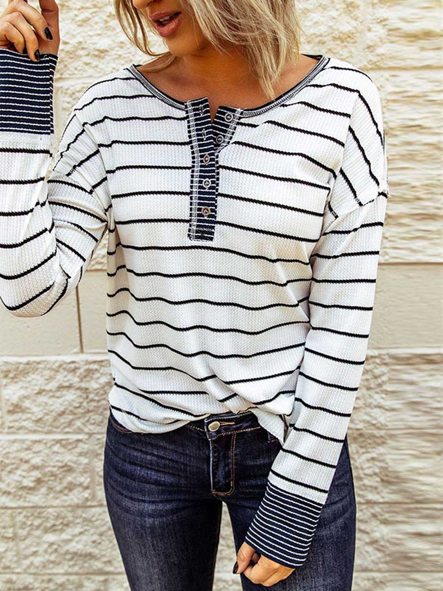 Lunimesd Bottom Shirt Round Neck Loose Tops