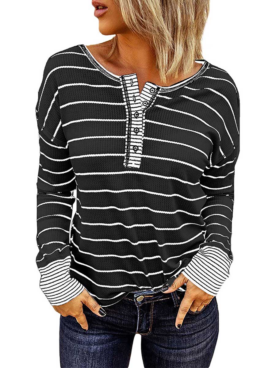 Bottom Shirt Round Neck Loose Tops