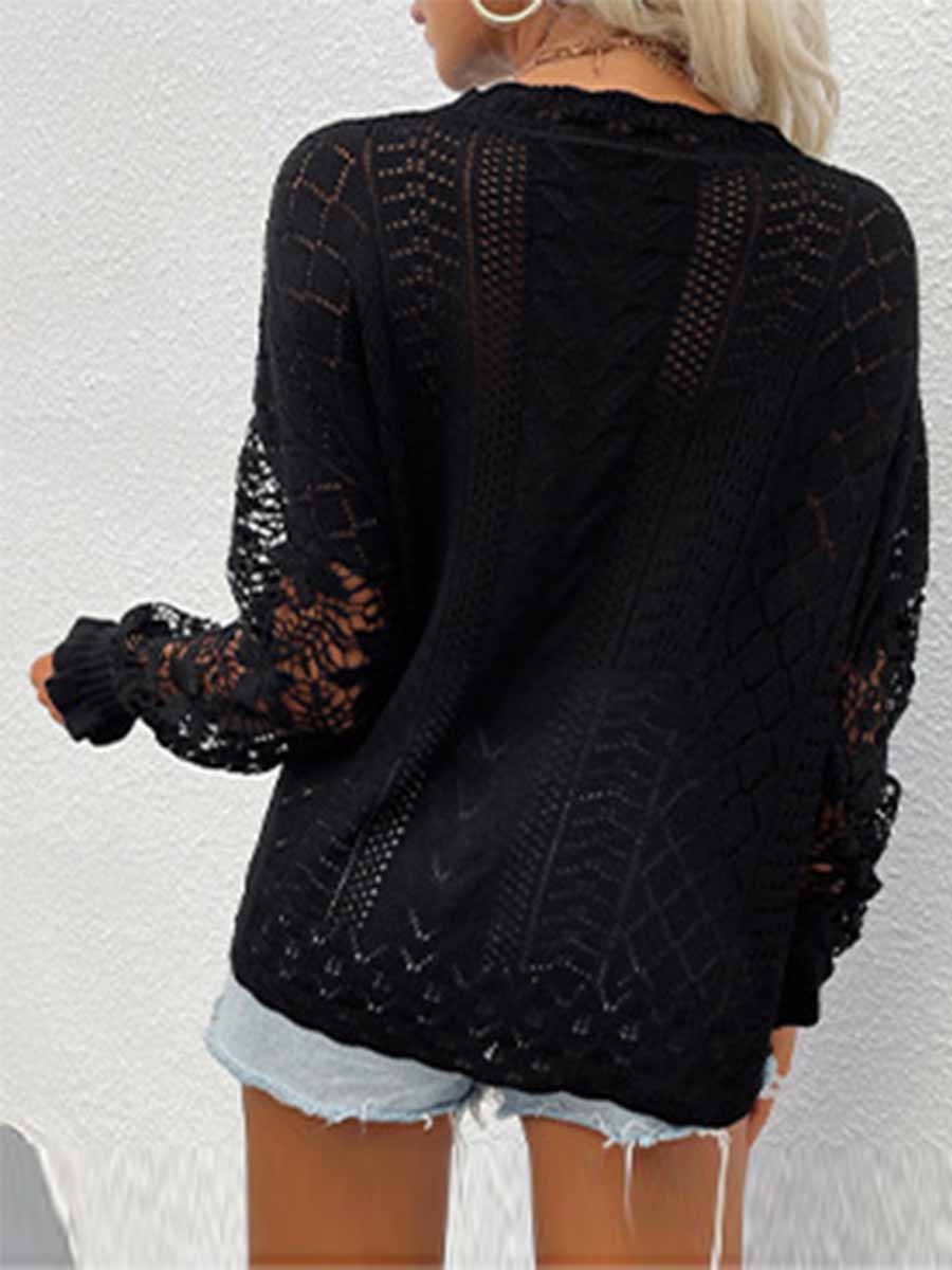 Lunimesd Lace Hollow Sweater