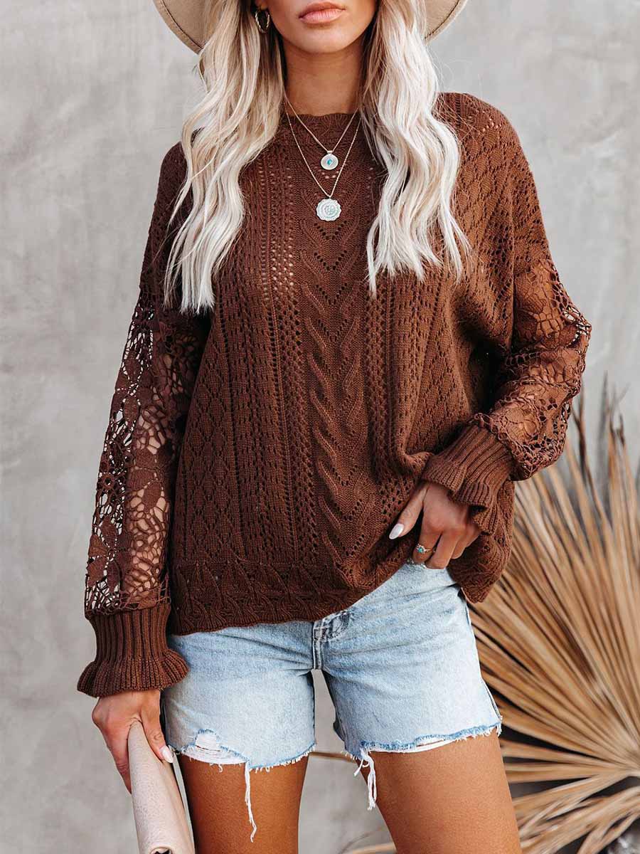 Lunimesd Lace Hollow Sweater