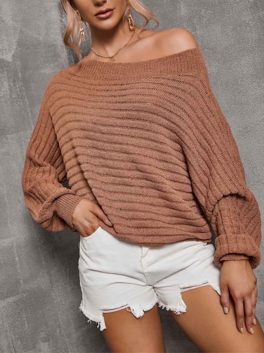 Lunimesd Fashion Off-shoulder Sweater