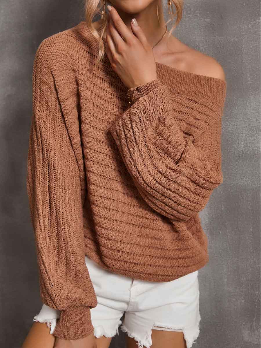 Lunimesd Fashion Off-shoulder Sweater
