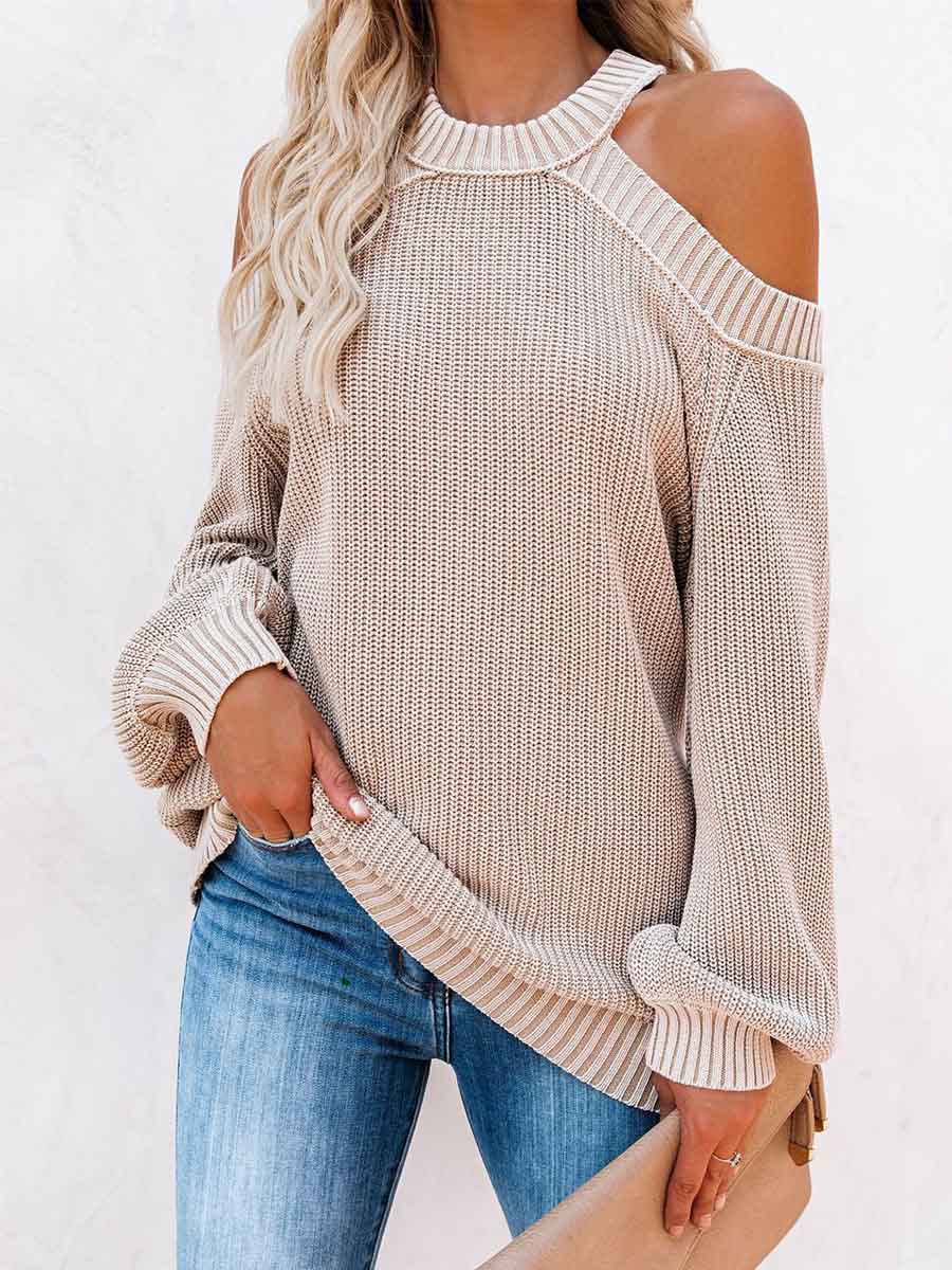Lunimesd Fashion Off-shoulder Sweater