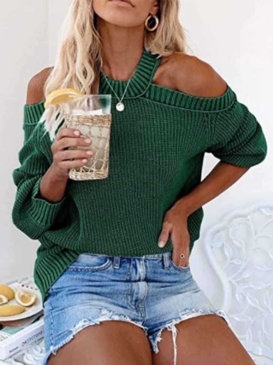 Lunimesd Fashion Off-shoulder Sweater