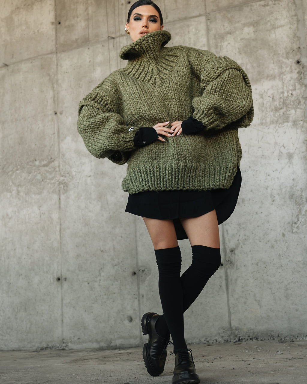 Turtle Rolled Neck Sweater