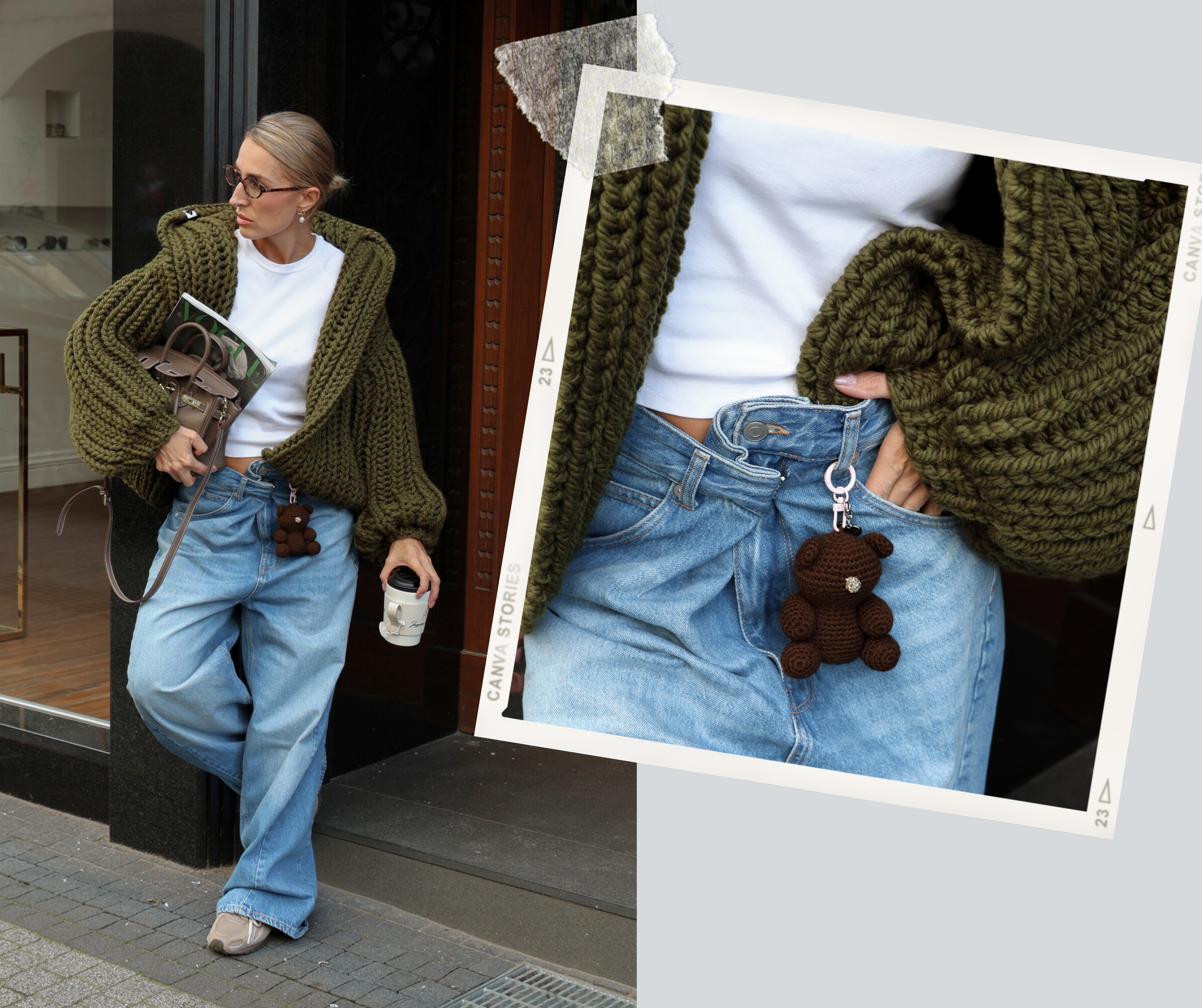 Hooded Chunky Cardigan