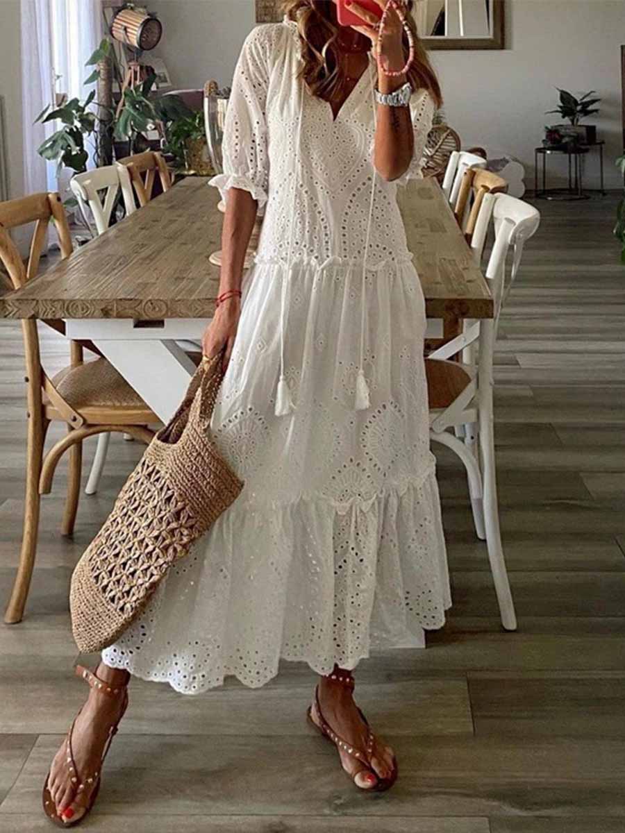 Lunimesd Sweet Print Dress