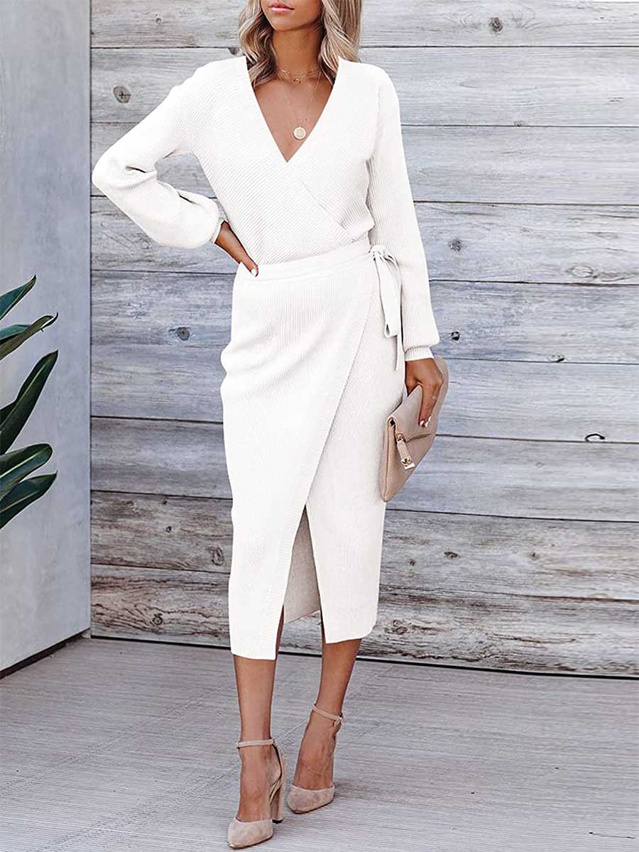 Lunimesd Sexy Knitted Dress