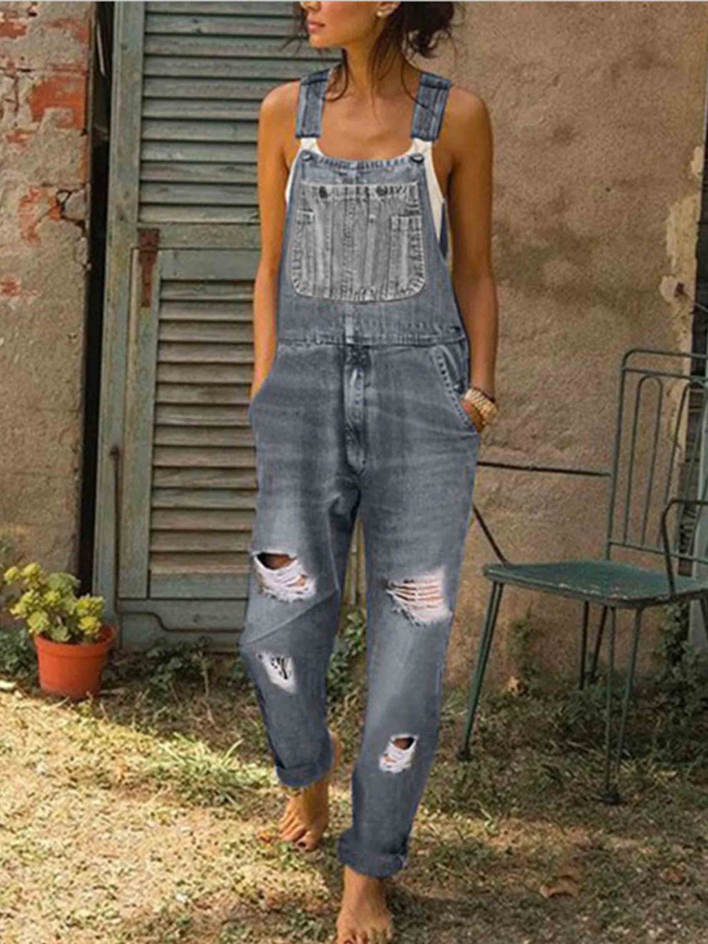 Ripped Denim Jeans (3 colors)