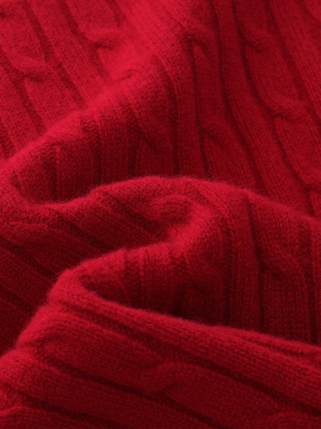 WOOL CABLE KNIT WOMEN SWEATER