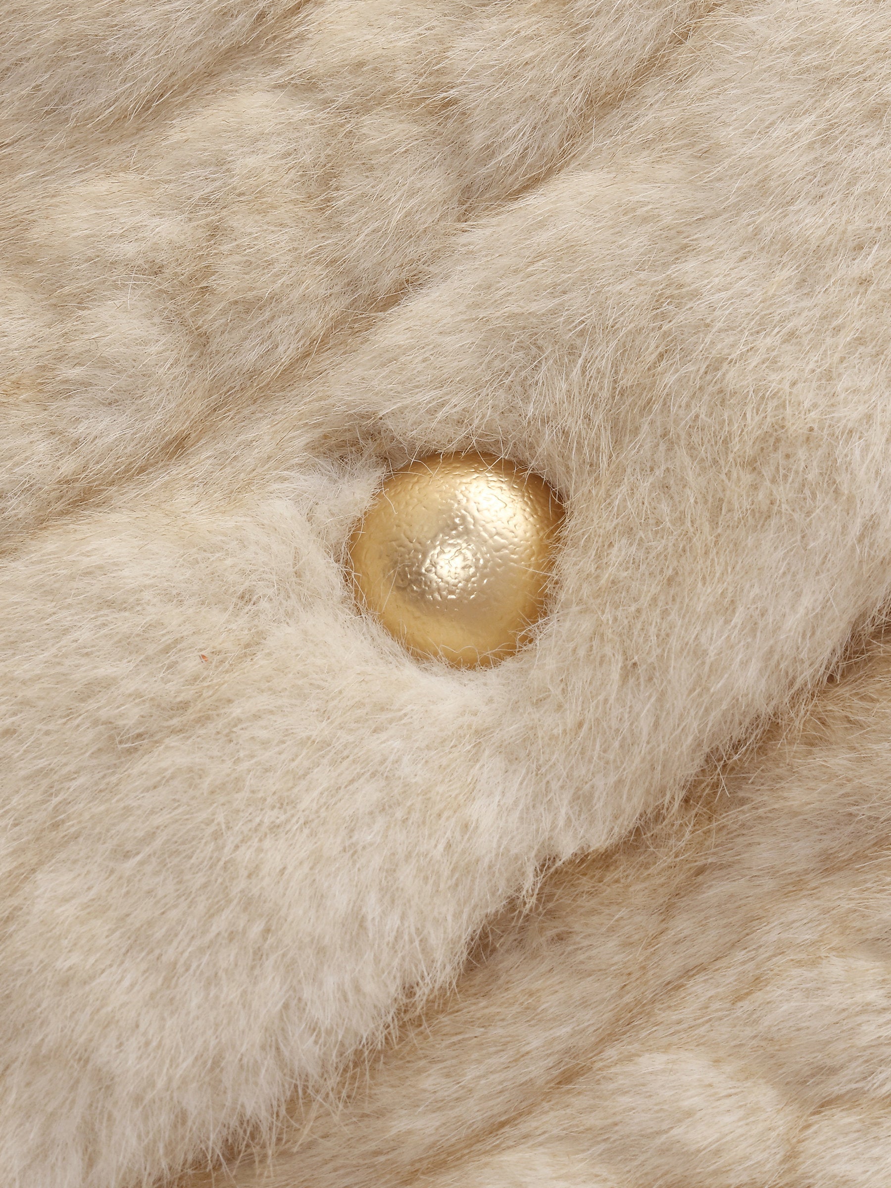 ECO-FRIENDLY FAUX FUR TEXTURED WOMEN COAT