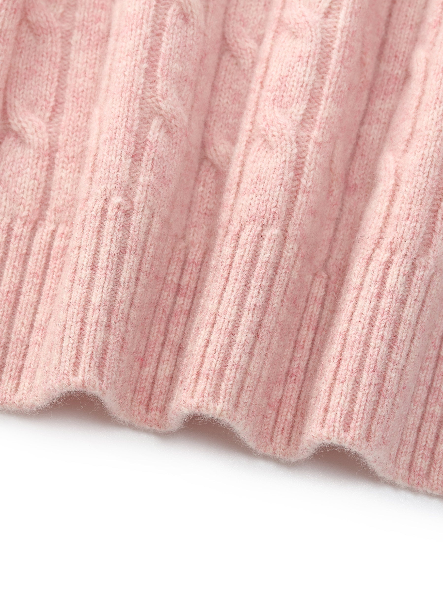 WOOL CABLE KNIT WOMEN SWEATER