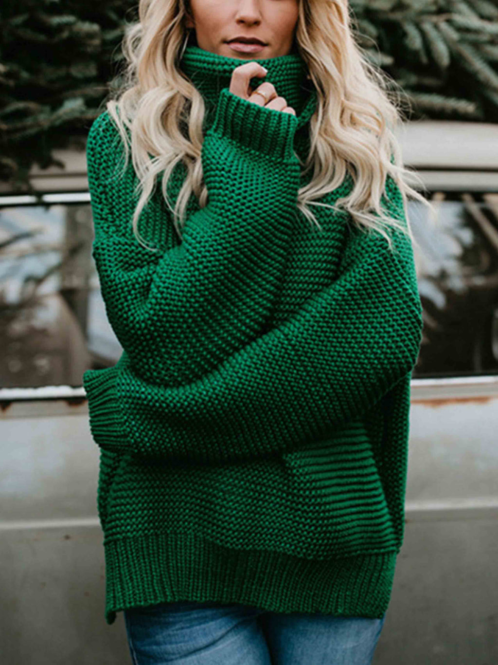 Lunimesd Loose Turtleneck Warm Sweater