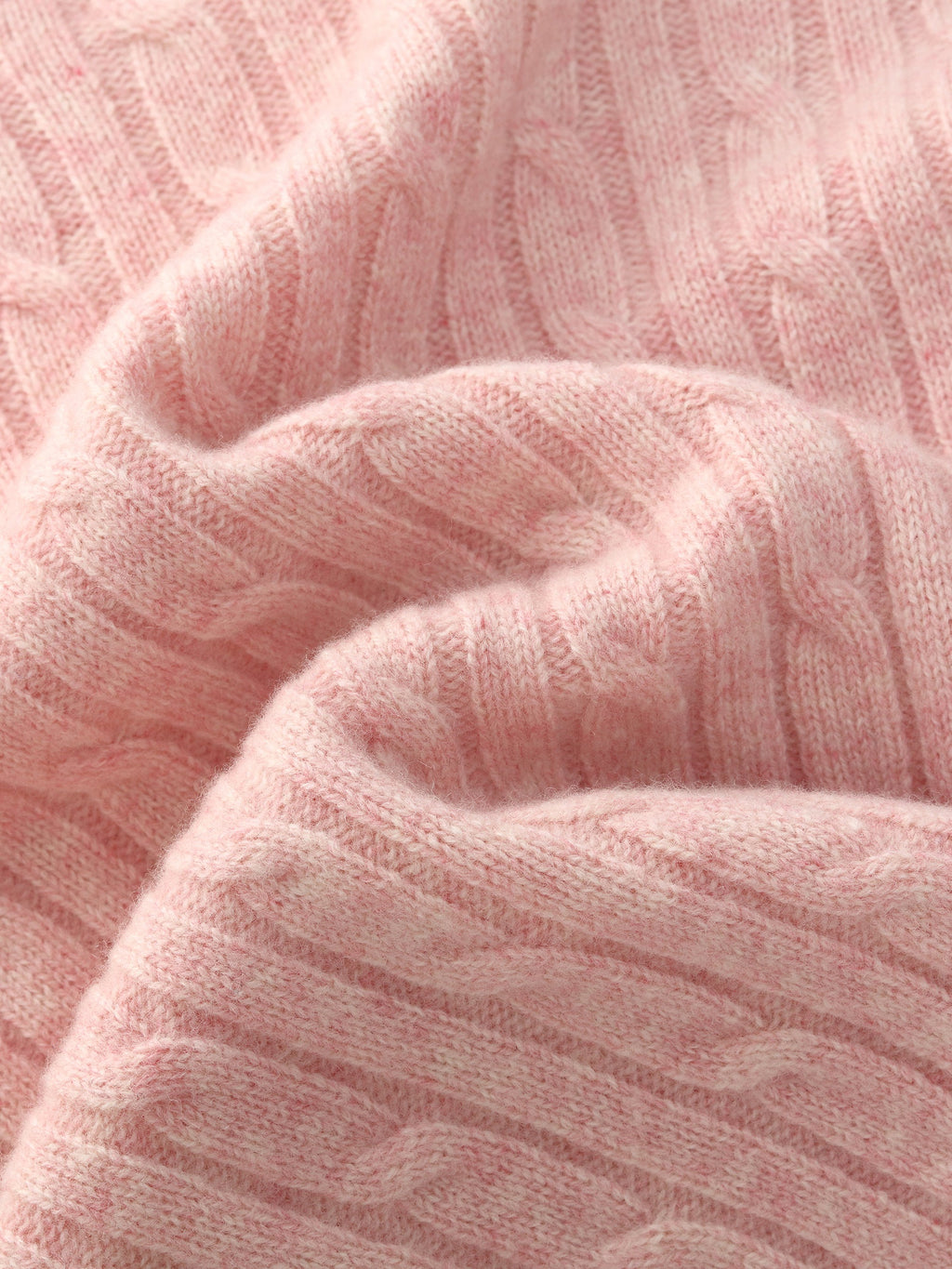 WOOL CABLE KNIT WOMEN SWEATER