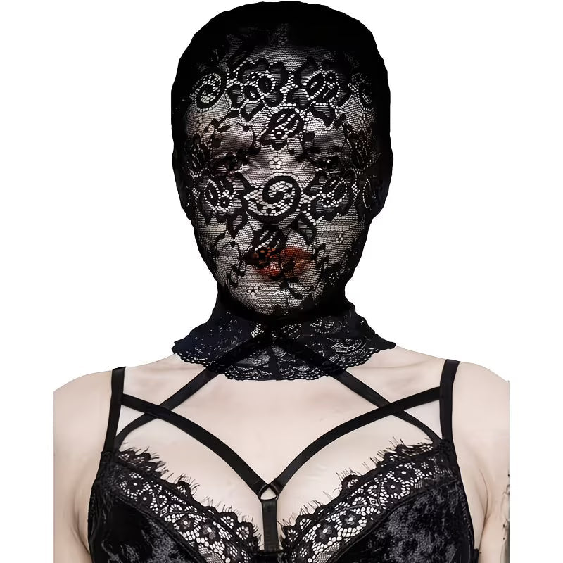 Vintage Pattern Lace Full-Face mask 82