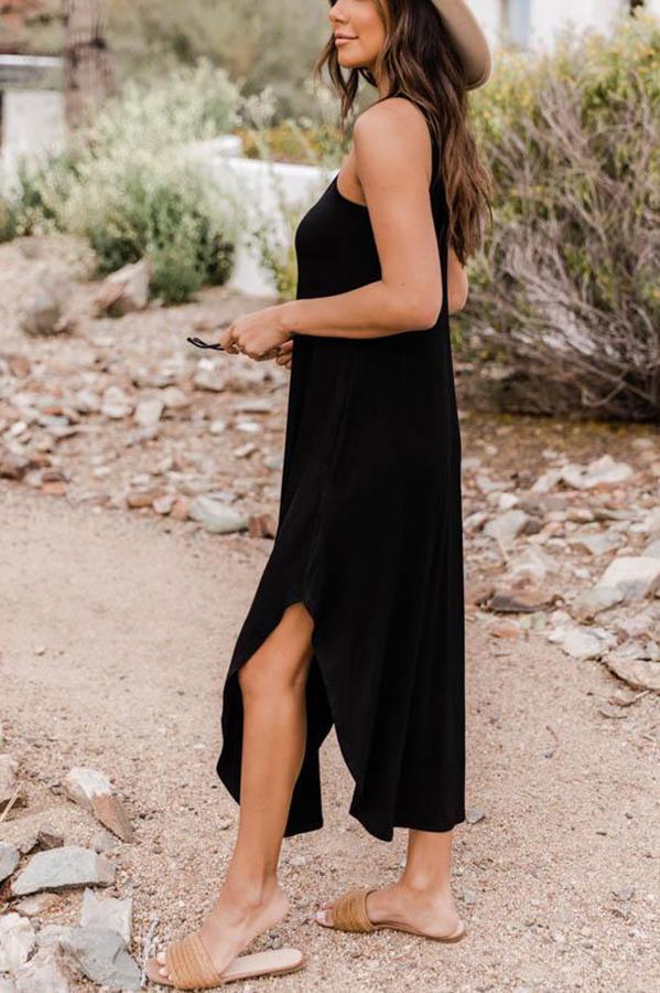 Lunimesd Feel That Sunshine Cutest Cross Detail Dress