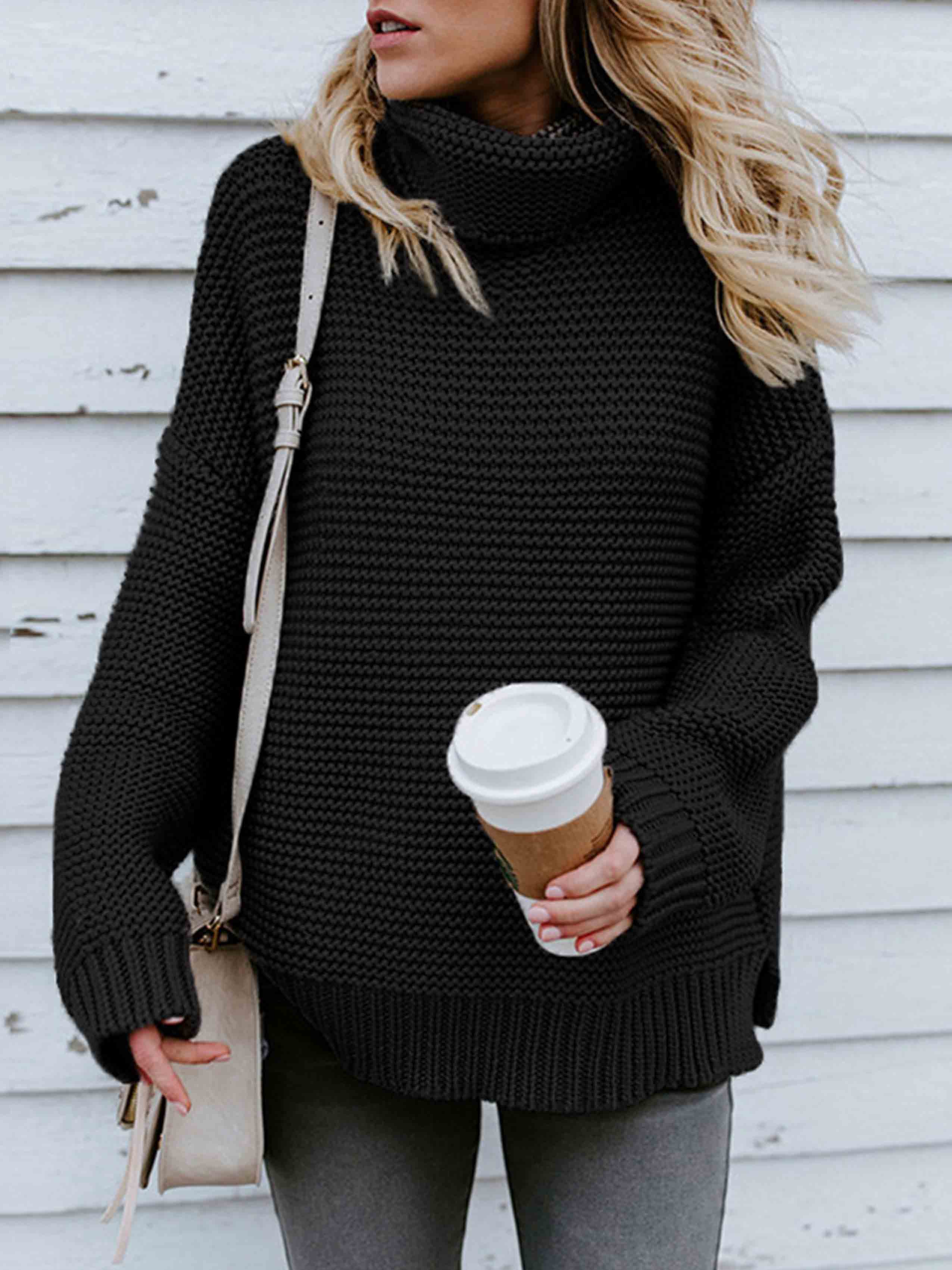 Lunimesd Loose Turtleneck Warm Sweater